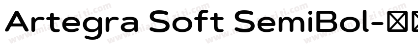 Artegra Soft SemiBol字体转换